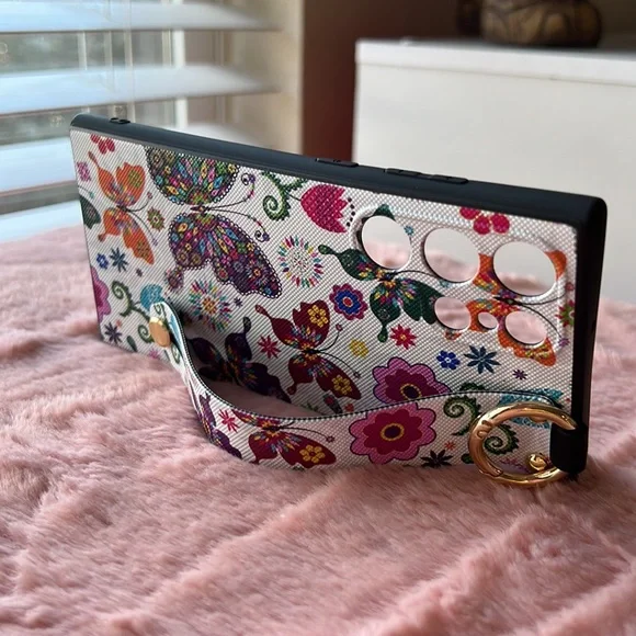 For Samsung Galaxy S22 plus,S22 ultra phone case with strap kickstand ring - Picture 12 of 14